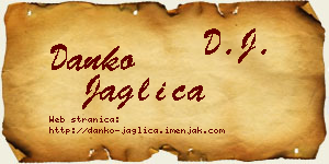 Danko Jaglica vizit kartica